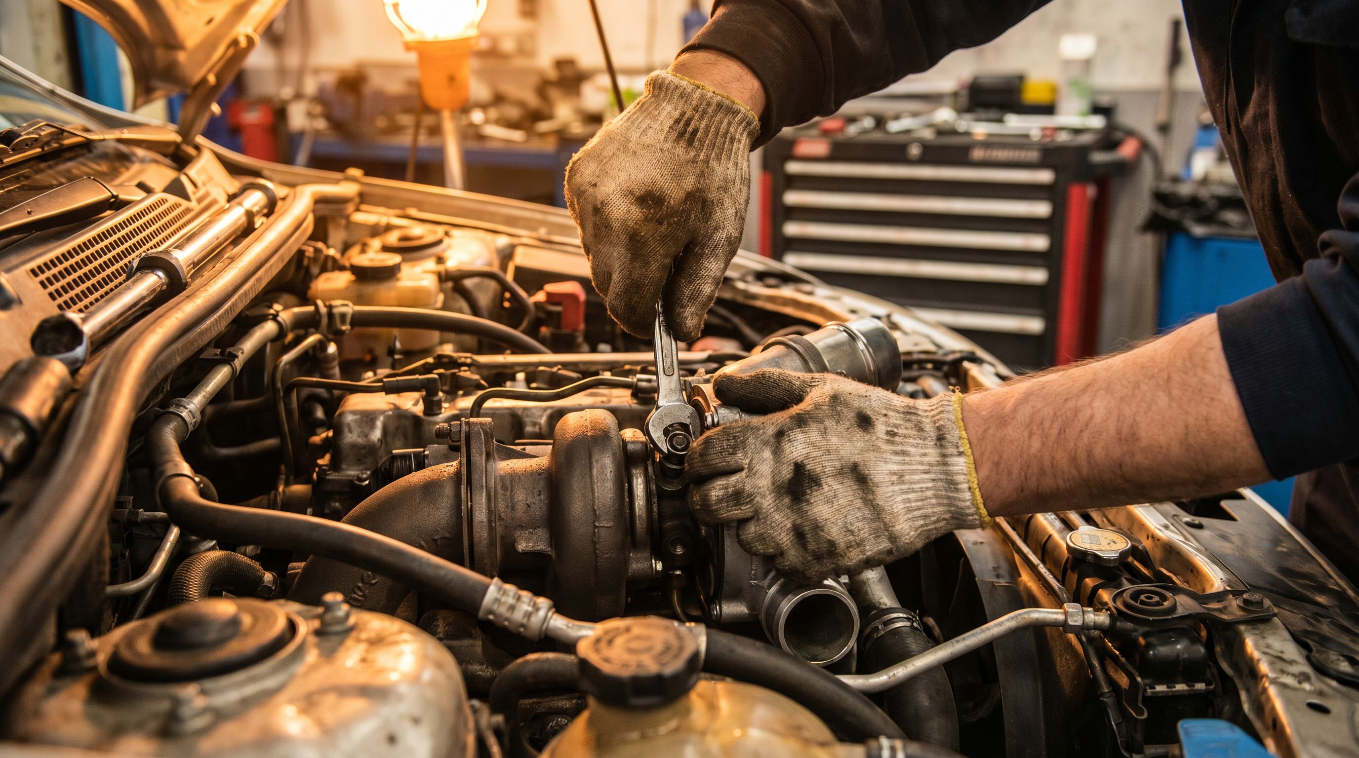 搜同网视频：涡轮增压安装教程